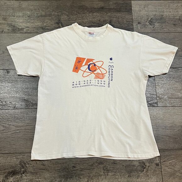 Hanes Other - RARE! Vintage 90s Apple Moof Dog Carbon Computing Promo T-Shirt Hanes - Men's XL